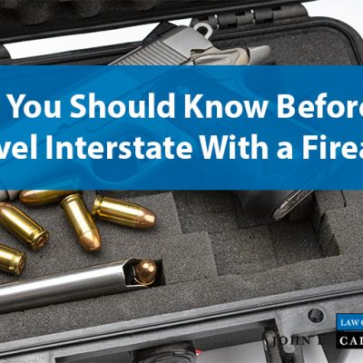 What You Should Know Before You Travel Interstate With a Firearm
